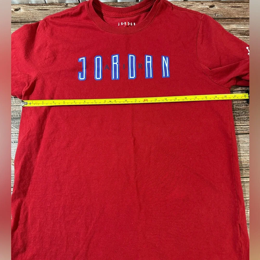 Nike Air Jordan Men’s‎ L Red Short Sleeve Logo Jumpman T-shirt | SKU 0907